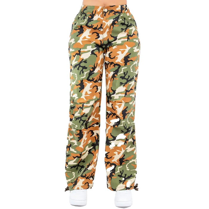 Camouflage Wide Leg Joggers by The House of Stylez