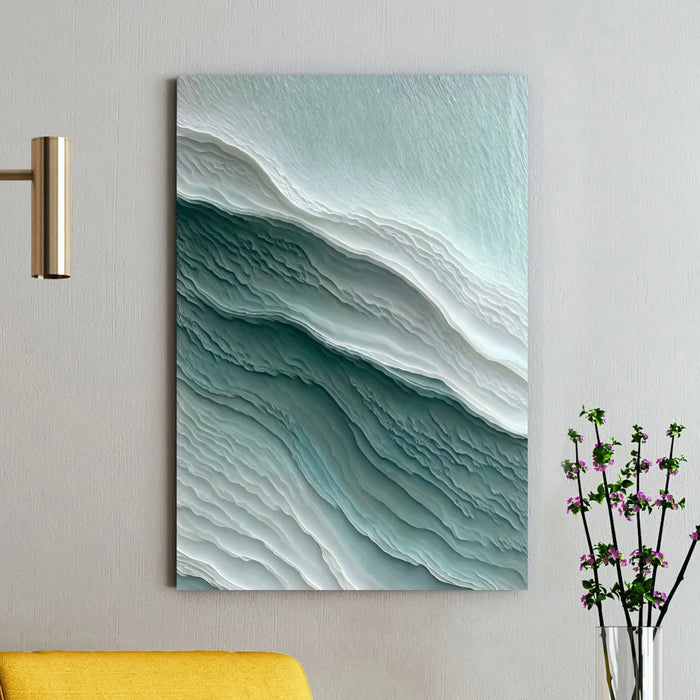Canvas Print: "Aegean Layers" by Tailored Canvases