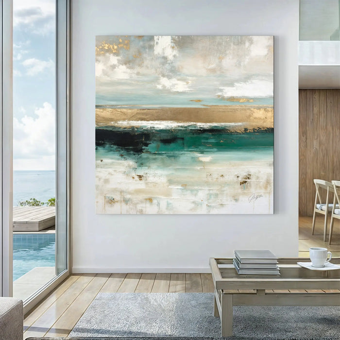 Canvas Print: "Coastal Echoes" by Tailored Canvases