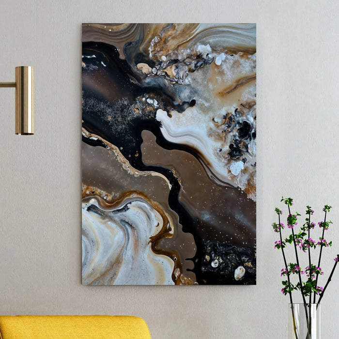 Canvas Print: "Geode Whispers II" by Tailored Canvases