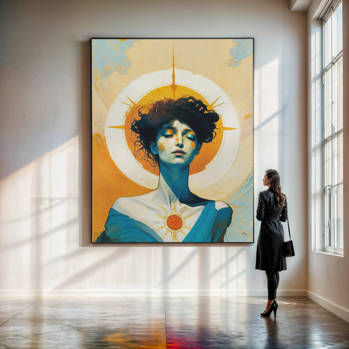 Canvas Print: "Luminous Reverie" by Tailored Canvases