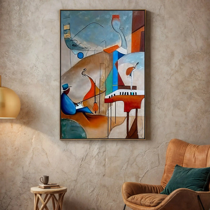 Canvas Print: "Melodic Abstraction" by Tailored Canvases