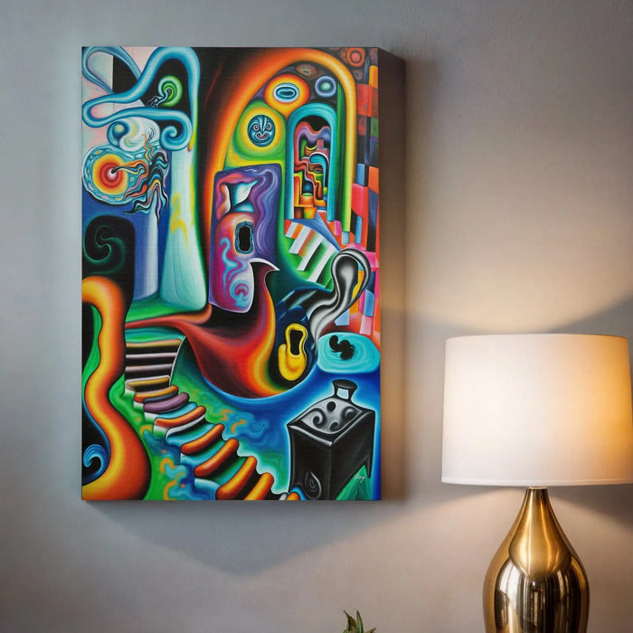 Canvas Print: "Surreal Steps" by Tailored Canvases