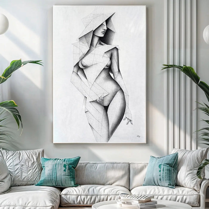 Canvas Print: "Tangible Point" by Tailored Canvases