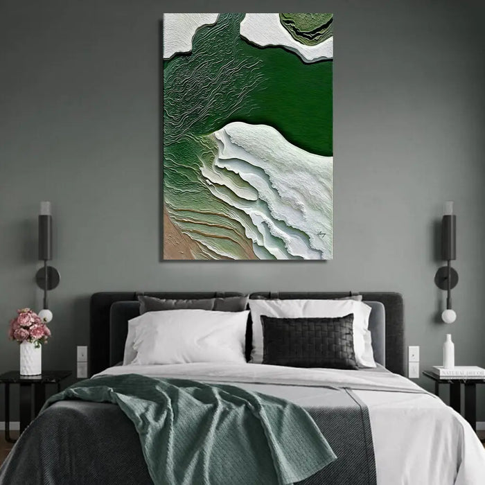 Canvas Print: "Verdant Cliffs II" by Tailored Canvases