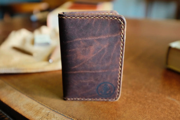 Captain Wallet - Handmade Full-Grain Leather Vertical Wallet | Yarets Leather by Zerodamage Sahara Case LLC
