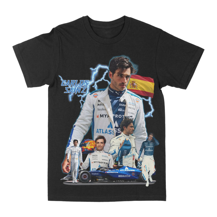Carlos Sainz "Williams Racing" Graphic Tee by Obsessed with graphic tees