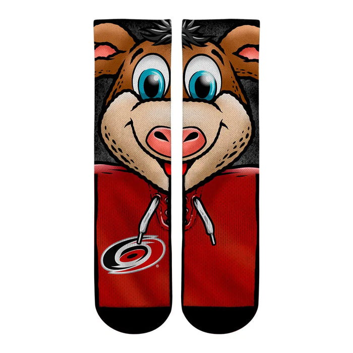 Carolina Hurricanes - Split Face Mascot by Rock 'Em Socks