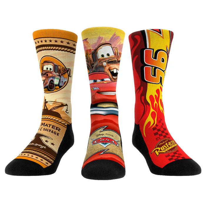 Cars - 3-Pack by Rock 'Em Socks