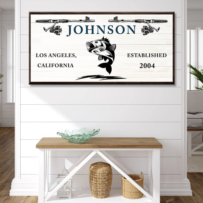 Catching Fish Sign by Tailored Canvases