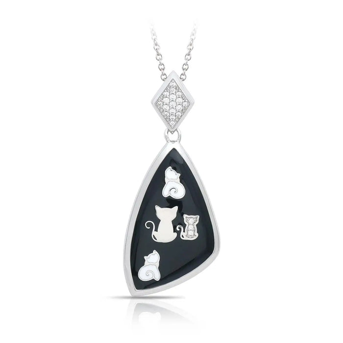 Cats Pendant by Belle Étoile Jewelry