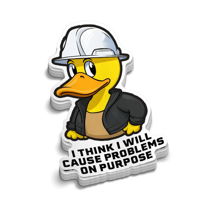 Cause Problems - Hard Hat Decal by Armed American Supply
