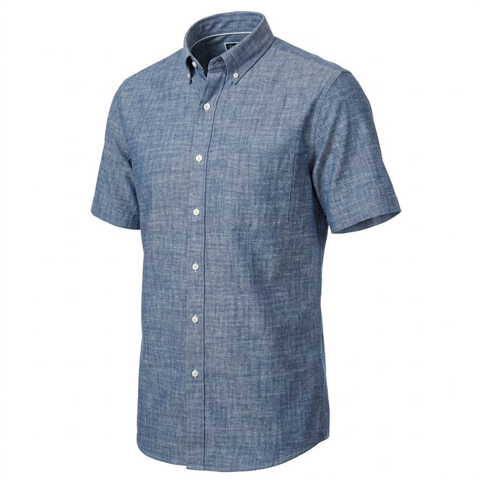 Club Room Mens Chambray Button up Shirt, Size Small by Vanessa Jane