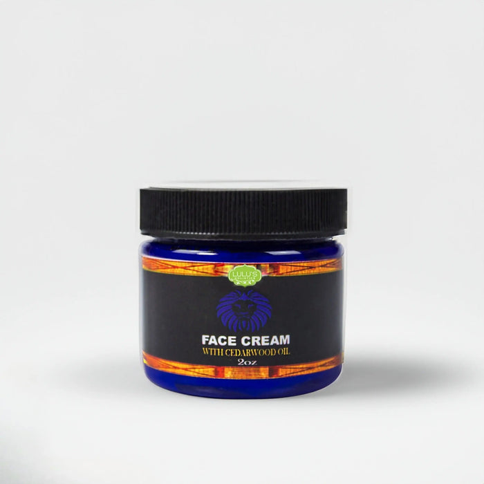 Cedarwood Face Cream – Hydrating Men’s Moisturizer by Lulu’s Holistics