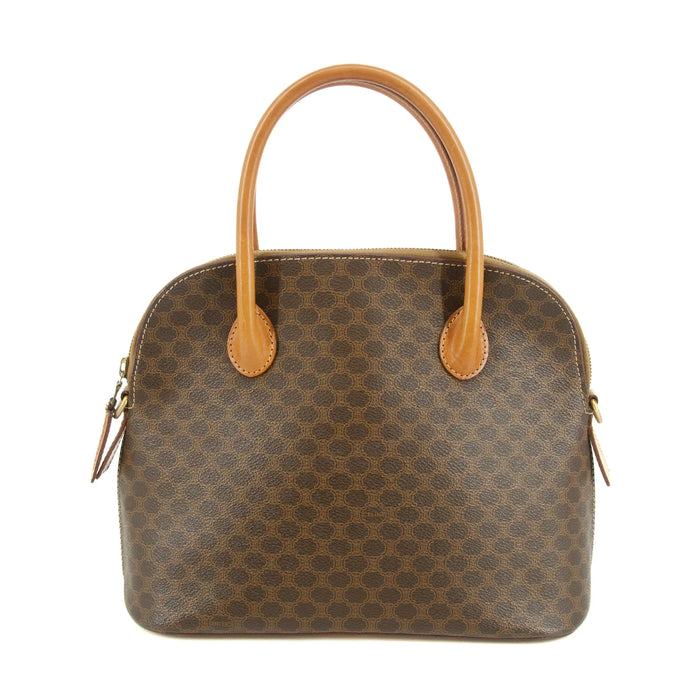 Celine Macadam Brown PVC x Leather Top Handle Tote Bag #4706 by Bolt Boutique