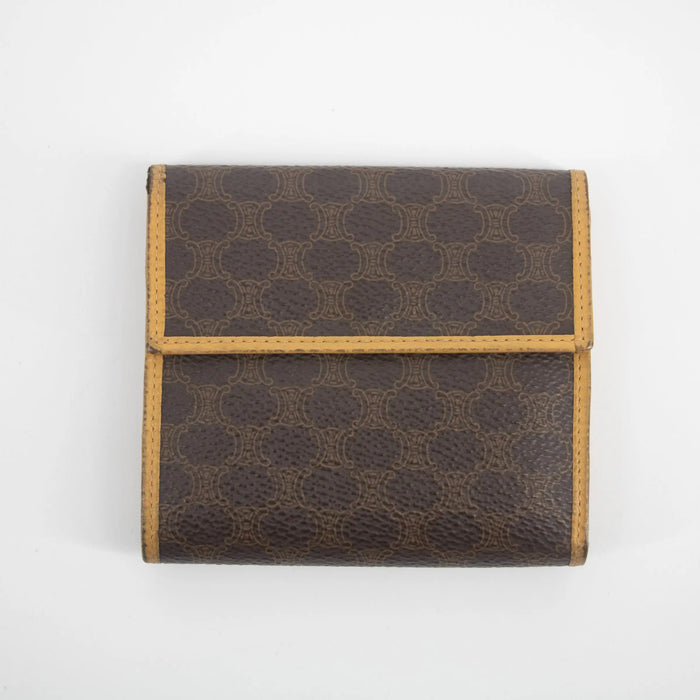 Celine Macadam PVC Brown Compact Wallet #2172 by Bolt Boutique