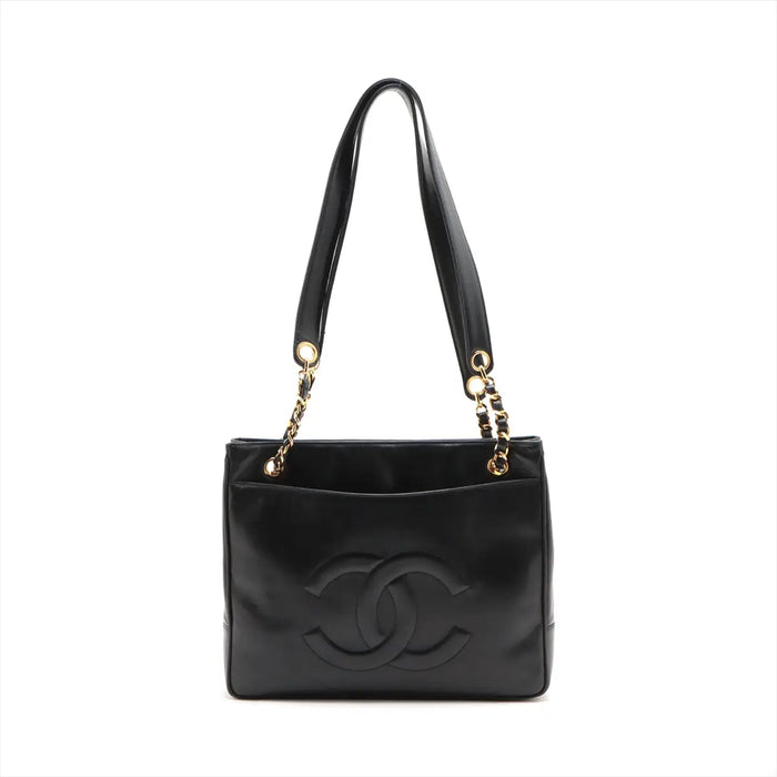 Chanel CC Coco Mark Lambskin Chain Shoulder Bag #2891 by Bolt Boutique