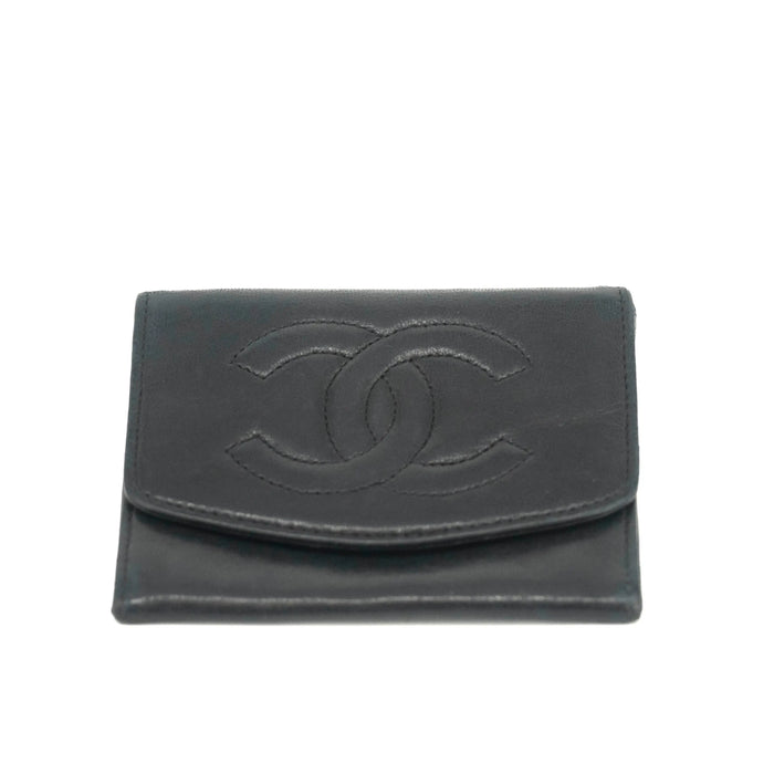 Chanel Lambskin Black Compact Case #3721 by Bolt Boutique
