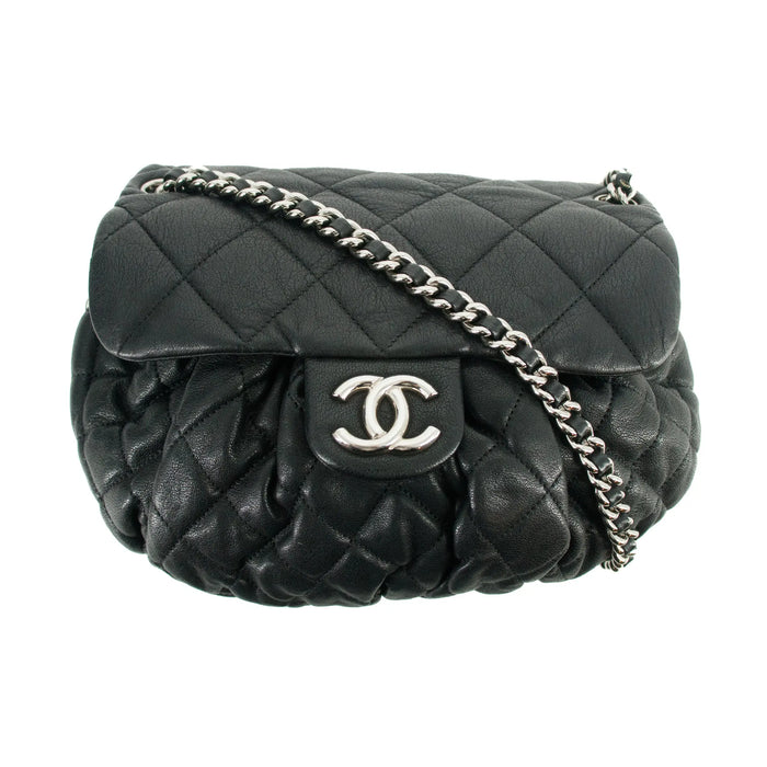Chanel Lambskin Quilted Mini Chain Around Messenger Bag 18 Series #2682 by Bolt Boutique