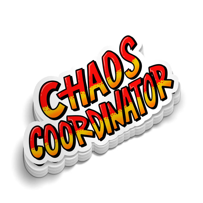Chaos Coordinator - Hard Hat Decal by Armed American Supply