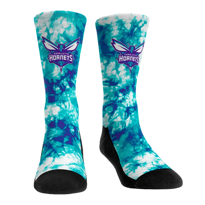 Charlotte Hornets - Team Tie Dye by Rock 'Em Socks