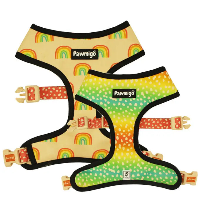 Chasing Rainbows Reversible Harness by Pawmigo