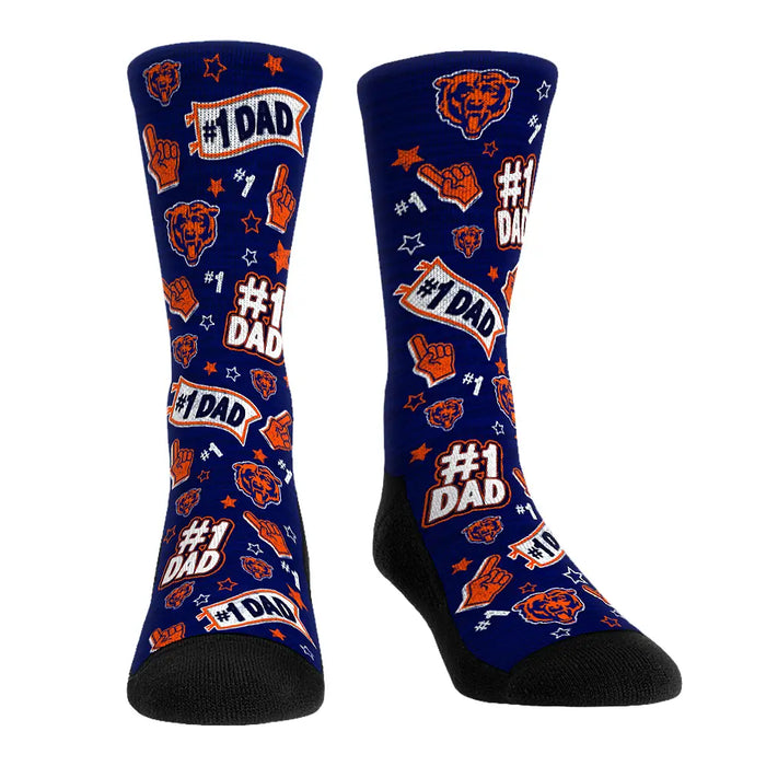 Chicago Bears - #1 Dad by Rock 'Em Socks