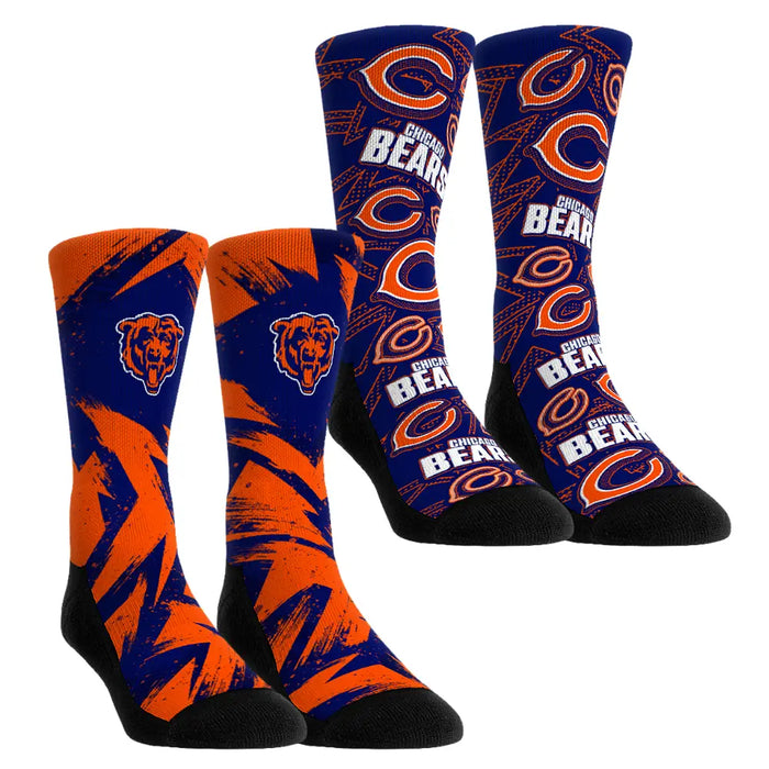 Chicago Bears - Game Day 2-Pack by Rock 'Em Socks
