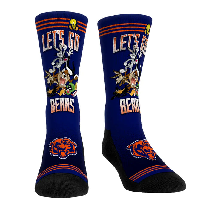 Chicago Bears - Looney Tunes - Team Pile Up by Rock 'Em Socks