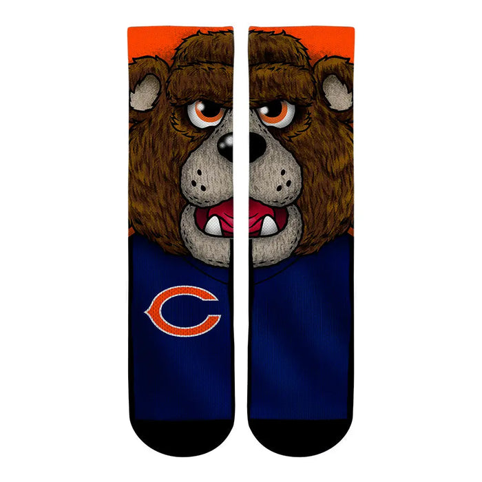 Chicago Bears - Split Face Mascot by Rock 'Em Socks