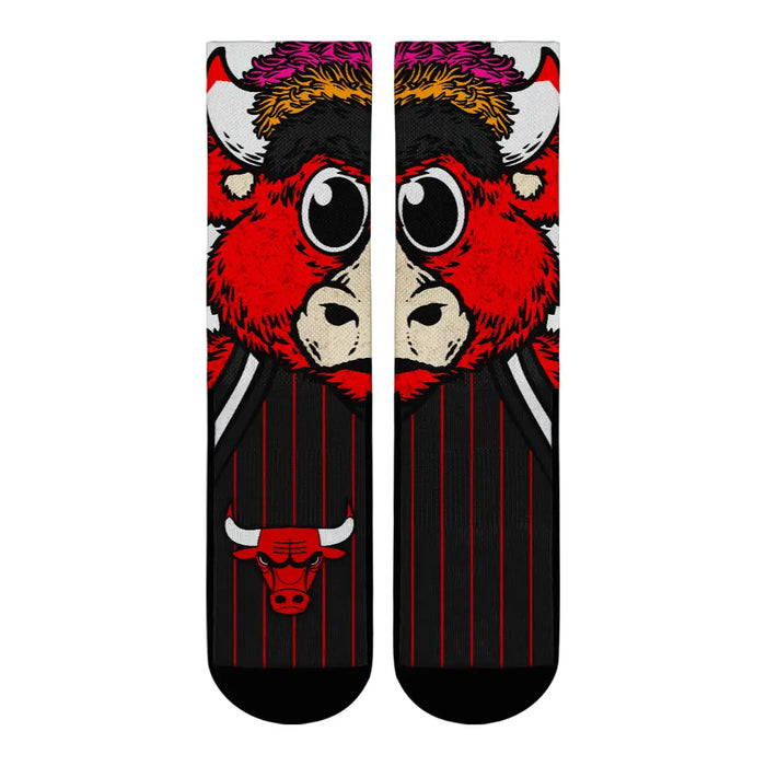 Chicago Bulls - Split Face Mascot by Rock 'Em Socks