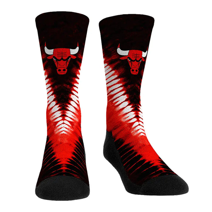 Chicago Bulls - V Shape Tie Dye by Rock 'Em Socks