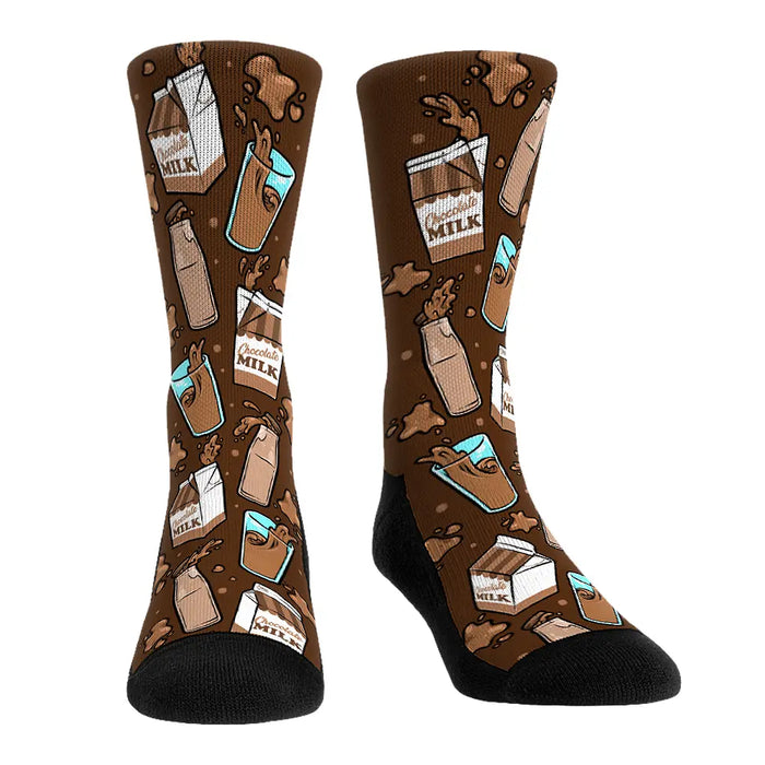 Chocolate Milk - All-Over by Rock 'Em Socks