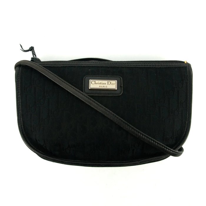 Christian Dior Black Trotter Canvas Shoulder Bag #2741 by Bolt Boutique