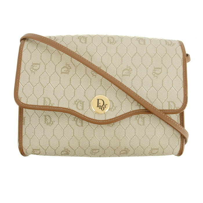 Christian Dior Honeycomb PVC Beige Crossbody Bag #3240 by Bolt Boutique
