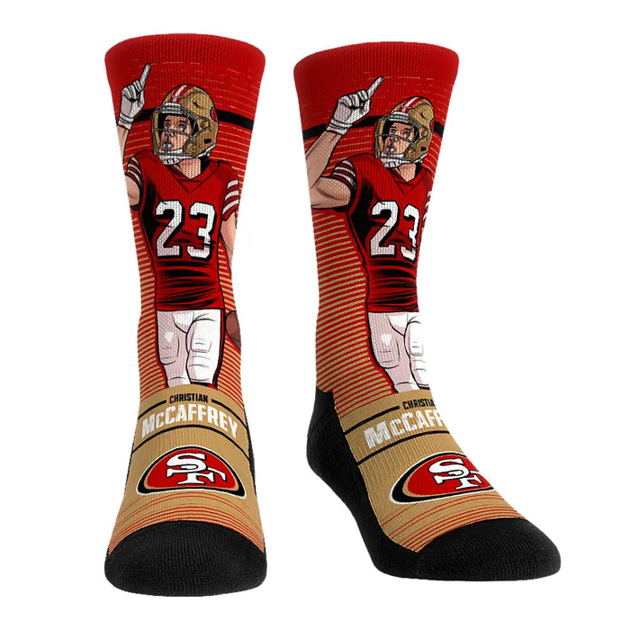 Christian McCaffrey - San Francisco 49ers - Big Shot by Rock 'Em Socks