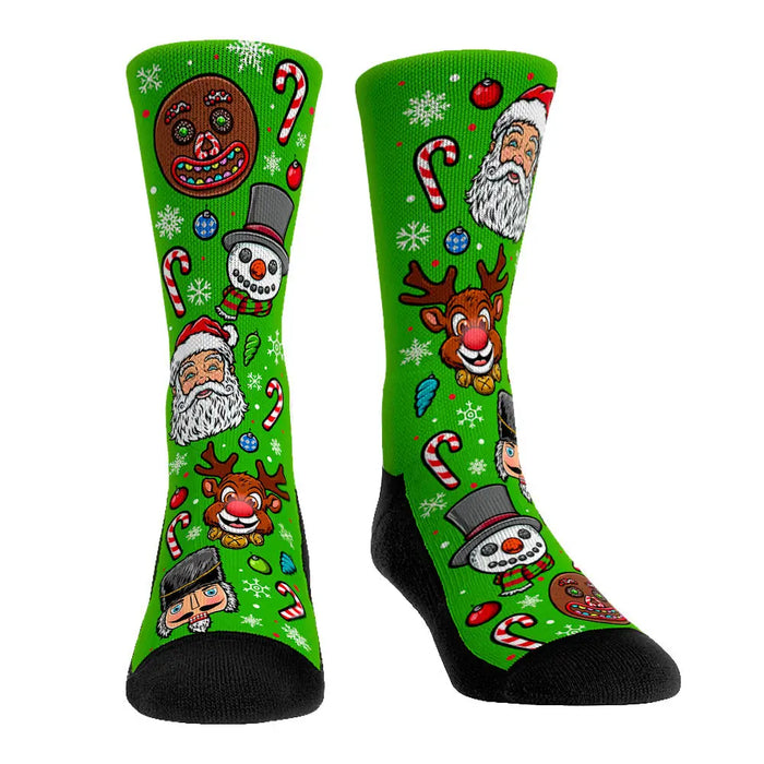 Christmas Characters All-Over by Rock 'Em Socks