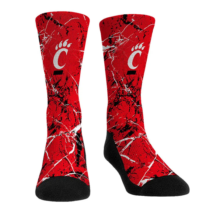 Cincinnati Bearcats - Cracked Marble by Rock 'Em Socks