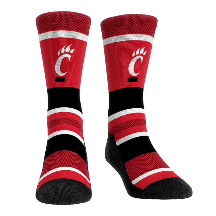 Cincinnati Bearcats - Tech Stripe by Rock 'Em Socks