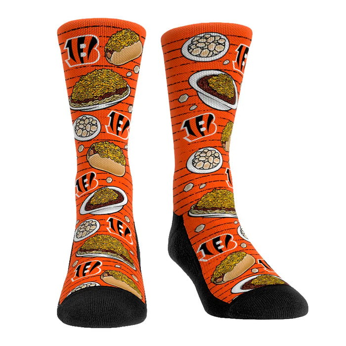Cincinnati Bengals - Chili Cheese (Orange) by Rock 'Em Socks