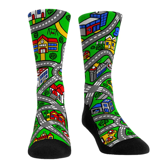City Map Rug by Rock 'Em Socks