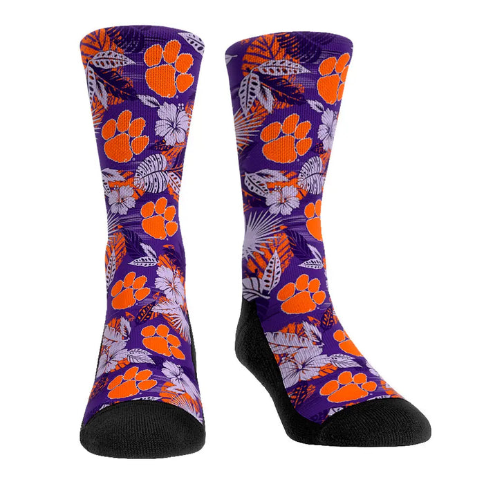 Clemson Tigers - Floral by Rock 'Em Socks