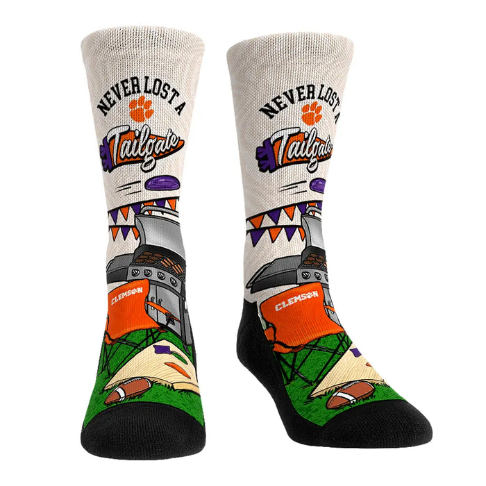 Clemson Tigers - Never Lost a Tailgate by Rock 'Em Socks