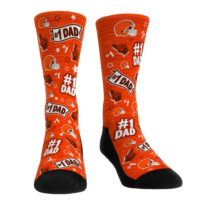 Cleveland Browns - #1 Dad by Rock 'Em Socks