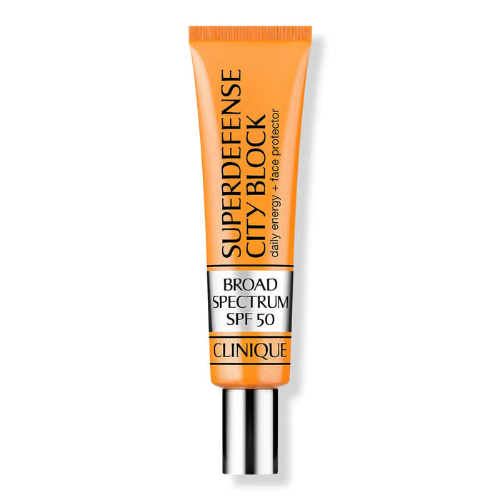 Clinique Superdefense City Block Broad Spectrum SPF 50 Daily Energy + Face Protector 1.35 OZ by Nava Beauty