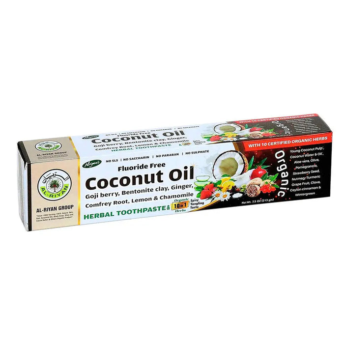 Coconut Oil Herbal Toothpaste by Adiva Naturals