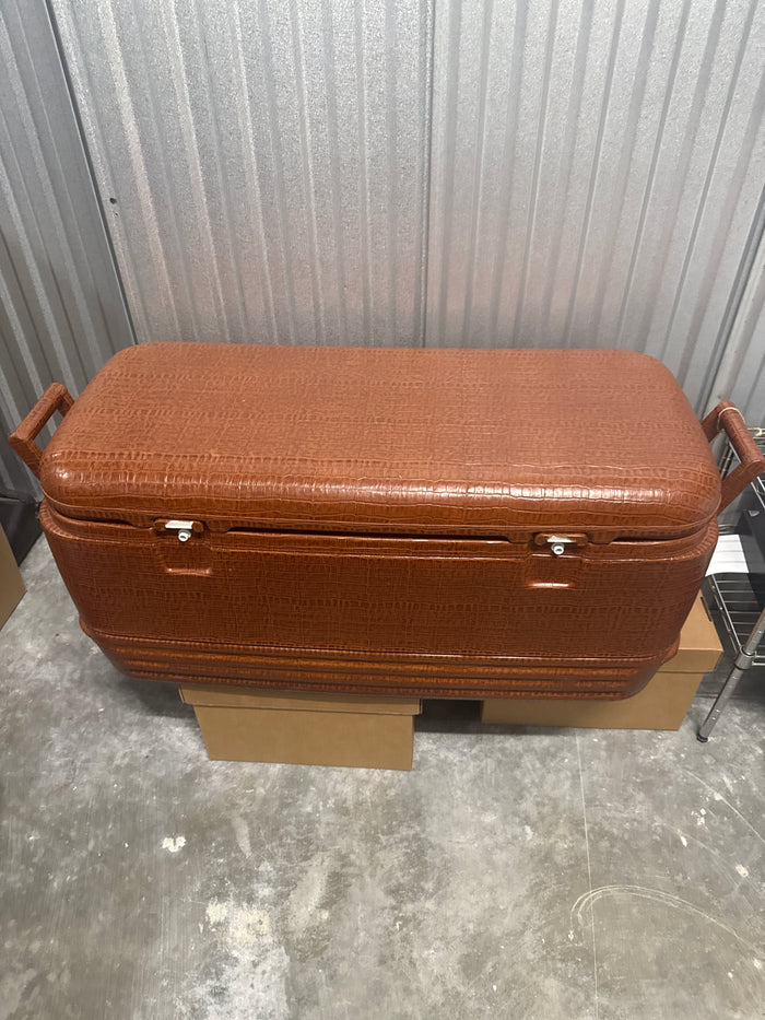Lappas Genuine Leather Igloo Cooler, Vintage (Broken Locks) by Price Is Right Miami