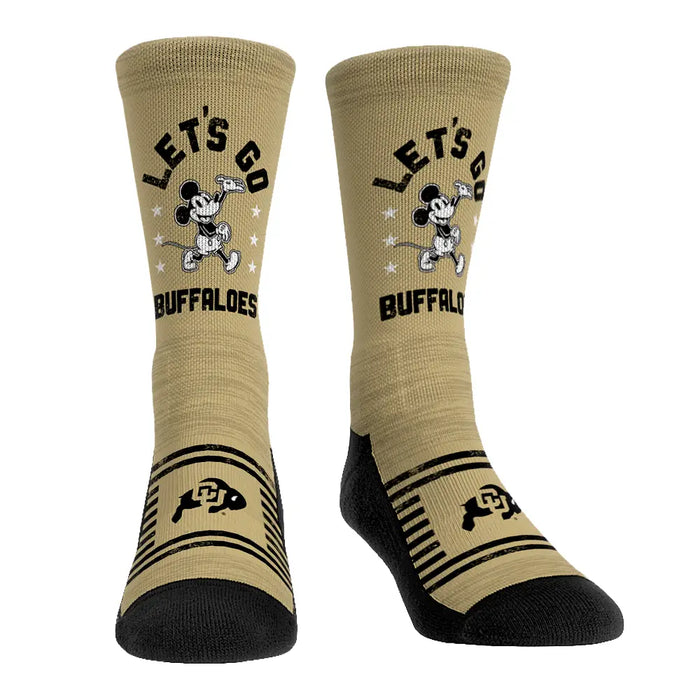 Colorado Buffaloes - Disney - Let's Go! by Rock 'Em Socks