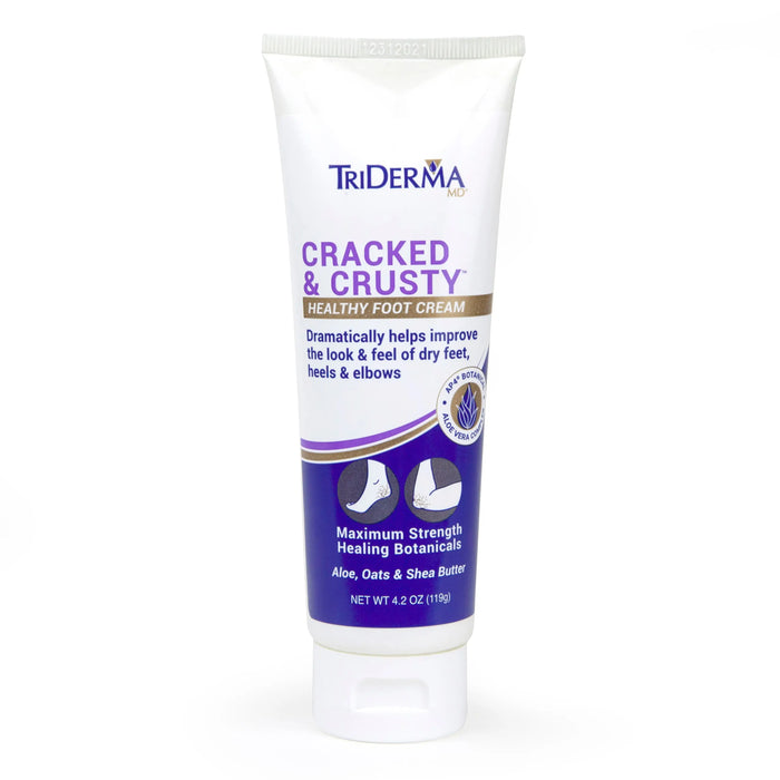 Cracked & Crusty Healthy Foot Cream by TriDerma MD