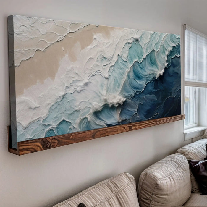 Crashing Coastal Waves Wall Art by Tailored Canvases